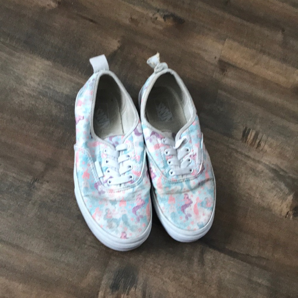 Slip on mermaid girls vans
